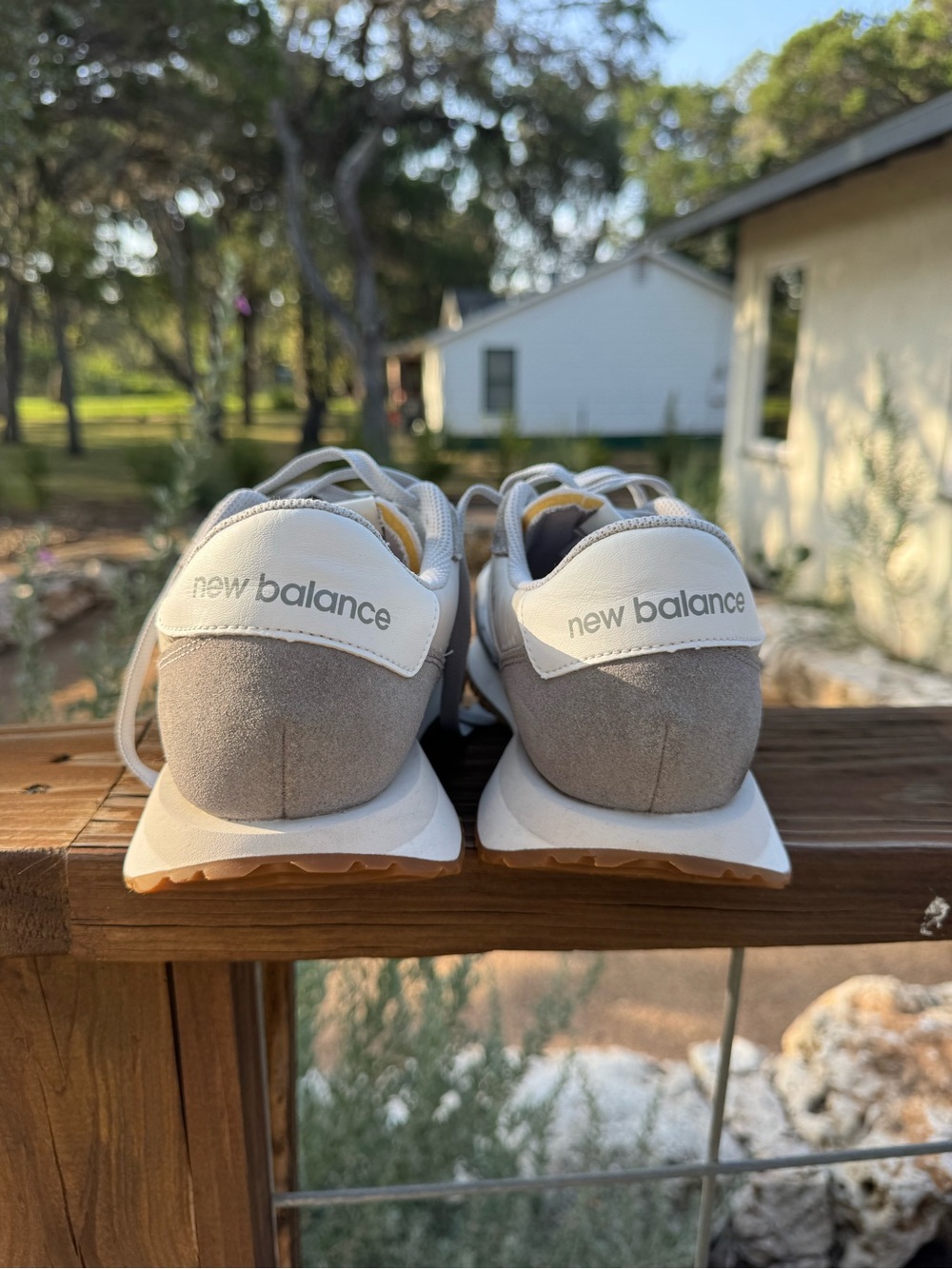 New Balance 237 Grey Retro Runner Sneakers - Picture 7 of 8